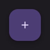 A floating action button with a plus icon